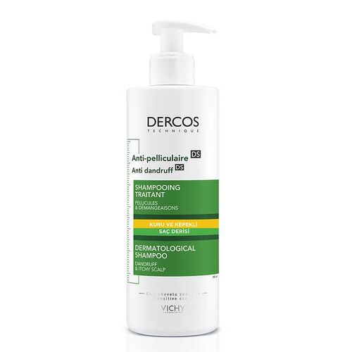 Vichy Dercos Anti-Dandruff Kepek Karşıtı Şampuan Kuru Saç 390 ml